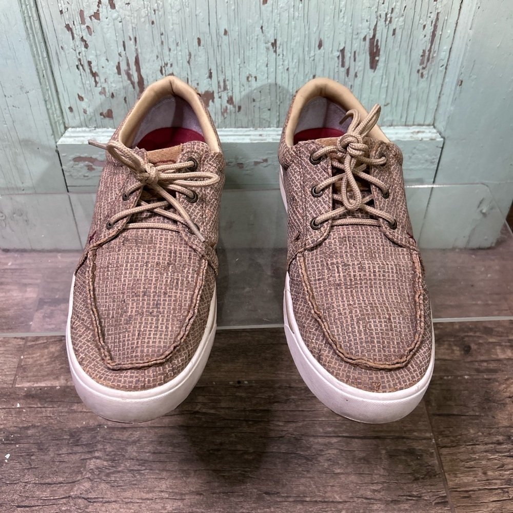 Men’s Twisted X lace-up cork casual shoes